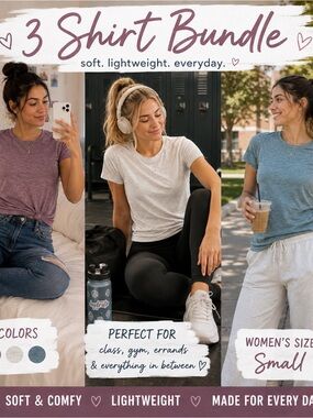 Mondetta Performance + Luxury Women’s Athletic T-Shirt – Size Small